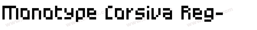 Monotype Corsiva Reg字体转换